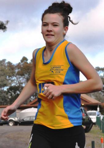 Demi Goodall-Hoffman, winner of the 2014 Rising Sun Hotel 6500m